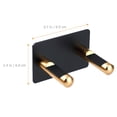thumbnail image 4 of Shisuyan Hair Dryer Storage Rack Iron Alloy 1 Set 3.73x2.75x2.36Inch, 4 of 8