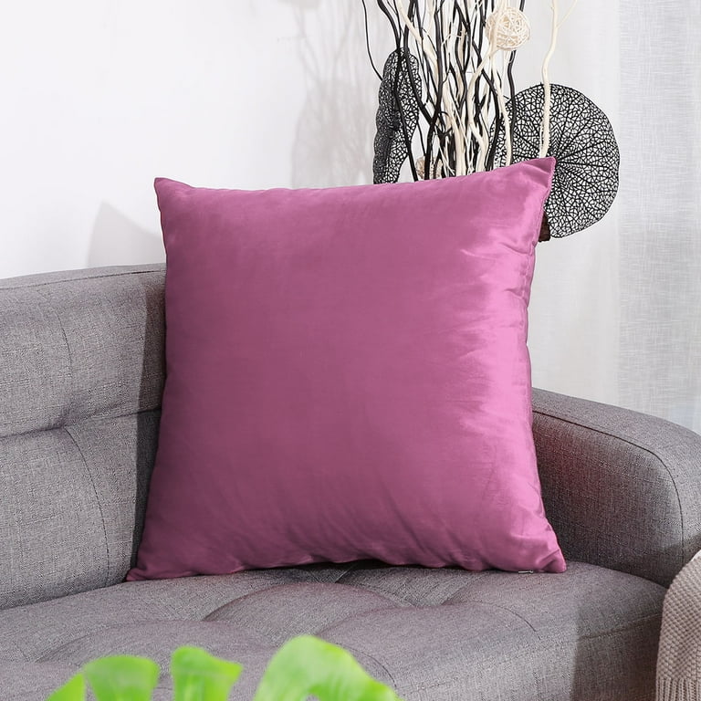 Fuchsia velvet throw pillows sales