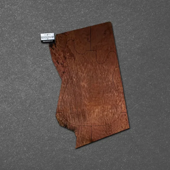 Redwood Burl Electric Guitar Drop Top Stratocaster (ES) Set – RBES000650-8.8