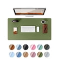 thumbnail image 1 of Protector de escritorio Ysagi Leather impermeable verde 80x40 cm, 1 of 9