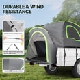 thumbnail image 2 of Update 5.5-6ft Pickup Truck Tent for Camping, Truck Bed Tent with Reinforcement Fiberglass Poles, PU2000 Waterproof and Rainfly for 2 People, Easy Set Up, Good Ventilation, 2 of 7
