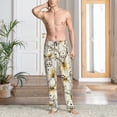 thumbnail image 2 of Naloa Different Butterflys Pajama Pants Men, PJ Bottoms, Sleep & Lounge Pants-XX-Large, 2 of 6