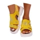 thumbnail image 3 of MKLEKYY Sandalias de Piso para Mujer, Sandalias de Tela de Color Puro Con Boca de Pez A La Moda de Verano para Mujer, Zapatos Cómodos y Transpirables, 3 of 5