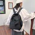 thumbnail image 2 of Mochila Mochila ligera Mochila informal Mochila de viaje para computadora portátil para hombres Mujeres Negro, 2 of 6