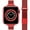 Red, variant on Apple Watch Band 38mm 40mm 41mm for Women, Slim & Thin Milanese Loop -Gold
