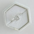 thumbnail image 5 of SOLITAIRE JEWELS 3.30Ct Cushion Moissanite Diamond Engagement Ring 14K White Gold With Marquise Pave, 5 of 7