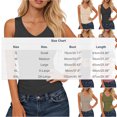 thumbnail image 6 of Diufon Ribbed Tank Tops for Women Summer Casual Sleeveless V Neck Basic Tanks Solid Color Knit Slim Camisole, 6 of 7