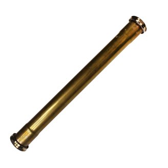 Westbrass D123-26 Toilet Riser Supply Line – 3/8" X 12" Annealed Brass, Polished Chrome, Flat Head – Trimmable For Easy Installation