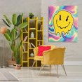 thumbnail image 3 of Stupell Industries Abstract Melting Smiley Abstract Painting Wrapped Canvas Art Print Wall Art, 36 x 48, 3 of 8