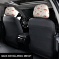 thumbnail image 3 of Kdxio Flat Mushrooms Pattern Print 2 Piece Car Head Rest Covers Set Auto Front/Rear Seats Headrest Cover Universal Fit Most Cars,Sedan, SUV, 3 of 9