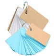 thumbnail image 1 of Blank Word Cards Colored 180PCS DIY Index Cards Message Cards with Binder Ring, 1 of 10