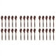 thumbnail image 1 of Cucharas de Madera, Juego de Cucharas de Sopa de Madera de 30 Piezas, 1 of 5