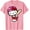 Light Pink, variant on Hello Kitty Baseball Cute DTG Print Unisex T-Shirt,White Color,Size L