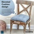 thumbnail image 2 of Gripper Non Slip 15" x 15" Taylor Universal Chair Cushions, Set of 2, 2 of 6