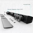 thumbnail image 2 of Wireless Bluetooth Soundbar with Subwoofer, 4 Speaker Surround System, 2000mAh Battery, FM Radio, TF Card, AUX Input, Remote Control for TV, Home Theater, PC, 2 of 12