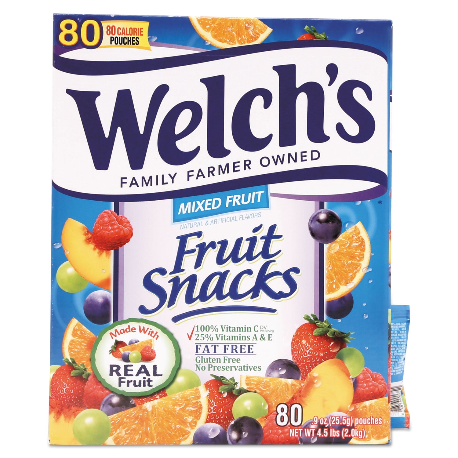 Welch's Mixed Fruit Fruit Snacks 80 ea