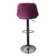 thumbnail image 5 of Jauz Improvement Banco Giratorio Color Fucsia Con Estructura de Acero y Posapie Ideal Para Bar Barra (P0254), 5 of 5