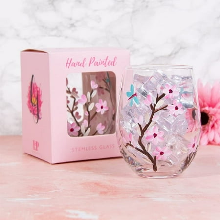 

Lesser & Pavey Blossom & D fly Stemless Glass