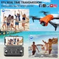 thumbnail image 3 of Eurhowing I3 PRO RC Drone, 4K HD Dual Camera Drone, FPV WIFI Foldable Obstacle Avoidance Quadcopter with 2 Batteries & Brushless Motor, 3 of 11