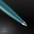 thumbnail image 4 of Parker 51 Ballpoint Pen, Teal Barrel with Chrome Trim, Medium Point, with Black Ink, Gift Box, 4 of 6