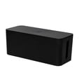 thumbnail image 2 of Line Cable Management Box, Power Strip Holder, Floor Outlet Hiders, Desk Cord Organizer, Cover TV Wires, Wire Storage, Extension Hider, Office Concealer for Cords,Proof Cables,Black(Purple), 2 of 8