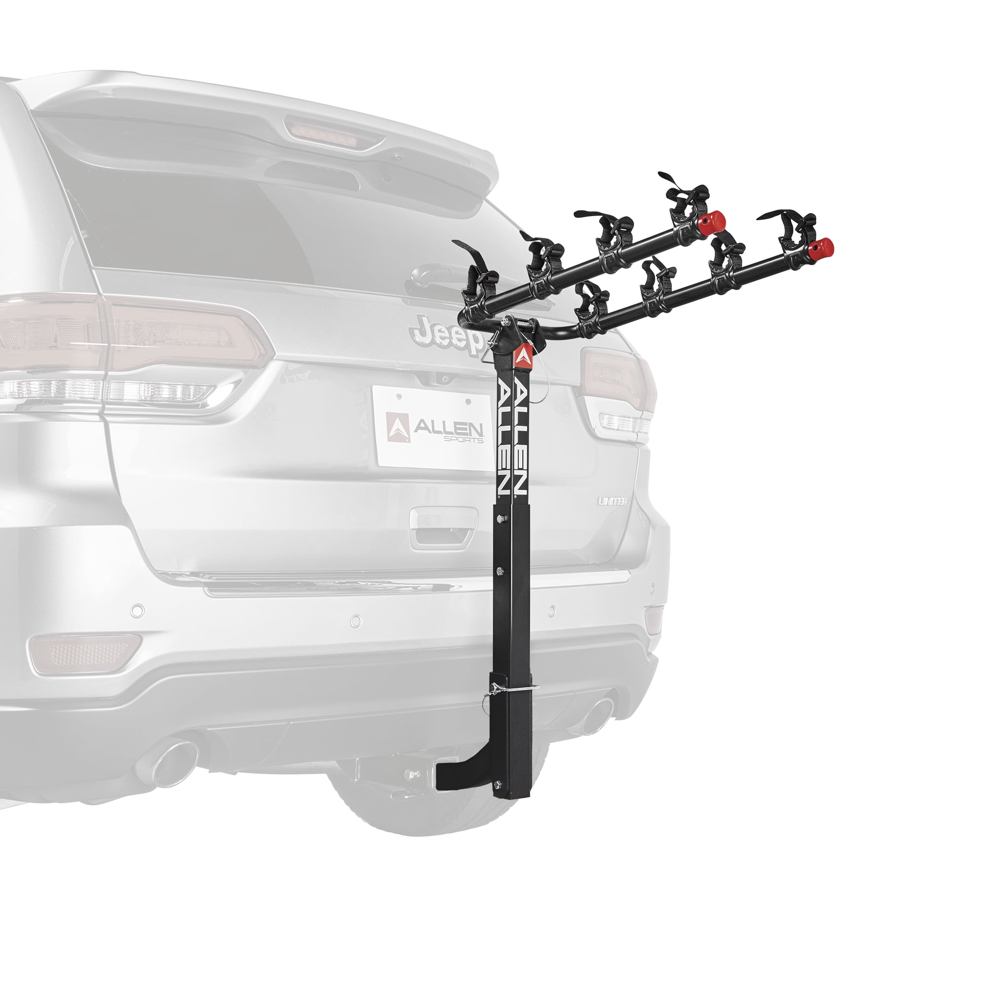 542RR Allen Sports Deluxe 4-Bicycle Hitch Mounted Bike Rack Carrier 