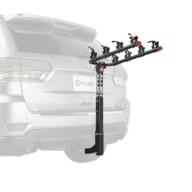 Allen Sports Deluxe 4Bicycle Hitch Mounted Bike Rack Carrier, 542RR