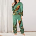 thumbnail image 2 of Sikiie Retro Birds Pajamas for Women Set, Womens Pajama Sets, Lounge Sets for Women, 2pjs for Women-Small, 2 of 7