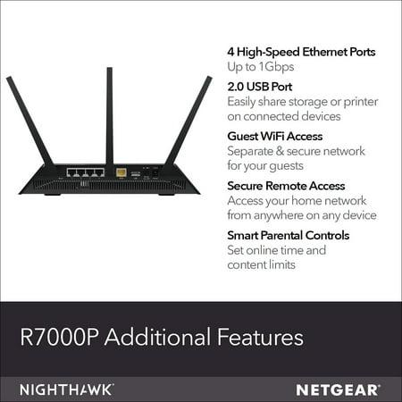 NETGEAR - Nighthawk AC2300 Dual-Band Wi-Fi 5 Router - Black