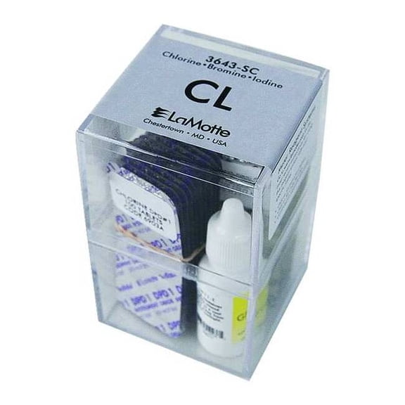 Lamotte SMART Reagent System,Chlorine,0 to 4 ppm 3643-SC