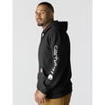 thumbnail image 3 of Sudadera Carhartt de ajuste holgado, peso medio, con logo en la manga, hombre, negra, 3 of 8