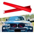 thumbnail image 1 of 2 Piezas Insertos de Parrilla de Coche Tiras Decorativas, 32.77cm x 2.79cm Impermeables Duraderas ABS Cubiertas de Parrilla Delantera de Vehículo Accesorios Envolventes, Compatible con, 1 of 5