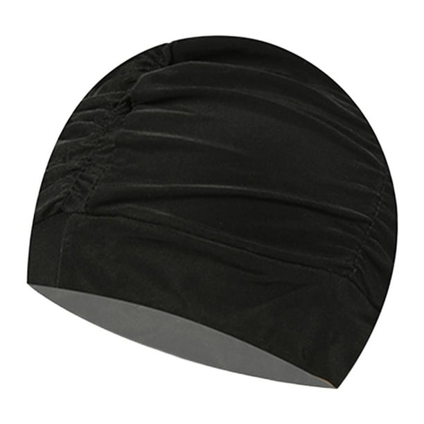 Gorro de natación, gorro de surf, gorro elástico, gorro de natación suave y Flexible, gorro de baño para deportes acuáticos, navegación, entrenamiento Negro