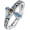 Silver, variant on Cross Ring with Mustard Seed 925 Sterling Silver With God All Things Are Possible Band Rings, Size 4-13
