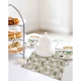 thumbnail image 4 of Cute Rabbits Kitchen Dish Towels for Drying Dishes Set of 2, Country Leaves Botanical Cartoon Bunny Beige Waffle Weave Microfiber Hand Tea Bathroom Towels Quick Dry & Absorbent Towel 12x12, 4 of 7