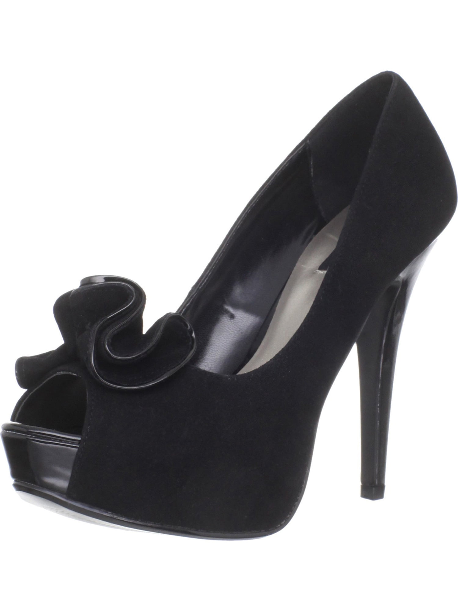 5 inch black pumps