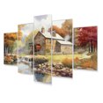 thumbnail image 2 of Designart "Ohio Countryside Charm Rural Beauty" Ohio Metal Wall Art Set, 2 of 5