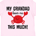thumbnail image 4 of Inktastic Grandad Loves Me Grandchild Crab Boys or Girls Toddler T-Shirt, 4 of 5