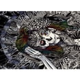 thumbnail image 2 of LaModaHome Non-Slip Rug Skull Rug: Evil Pirate Design Washable Mat Child Stain Resistant Living Room Kitchen Carpet - Size: 4,6X6,6ft(140X200cm), 2 of 4