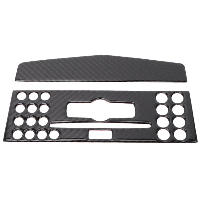 Car Interior Decoration,2PCS Car Navigation Panel Auto Parts Real Carbon Fiber Unmatched Quality