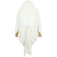 thumbnail image 1 of Capa de punto para mujer con chal y borlas de cuello de moda de otoño e invierno, 1 of 6