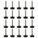thumbnail image 1 of Uxcell M6 x 24 x 18mm Patas de nivelación ajustables para muebles, protector de suelo para patas de mesa y escritorio, 20 piezas, 1 of 5