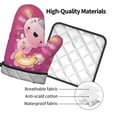 thumbnail image 4 of Bingfone Cute Pink Axolotl A Print Oven Mitts Pot Holders Set 2 PCS for Kitchen for Cooking Grilling Baking BBQ Pot Holders Cook Essentials, 4 of 7