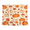 Fall Pumpkin Mushroom, variant on Farmhouse Oven Skirt Curtain, Cotton‑Blend Fall Pumpkin Mushroom Stove Curtain, Self‑Adhesive Oven Curtain Skirt 30 x 25.2 Inch