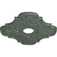 thumbnail image 3 of Ekena Millwork 17 3/4"OD x 3 1/8"ID x 1"P Peralta Ceiling Medallion (Fits Canopies up to 4 5/8"), Hand-Painted Cloud Burst Crackle, 3 of 6