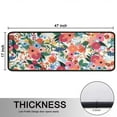 thumbnail image 5 of Kitchen Rugs Sets Of 2,Pioneer Flower Floral Print Pattern Anti Fatigue Kitchen Mat Rugs Non Slip Washable,Decorative Kitchen Floor Mats for Kitchen,Sink,Laundry,17"x47"+17"x47", 5 of 5