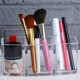 thumbnail image 3 of Soporte organizador para brochas de maquillaje Watpot, acrílico, plástico transparente, 3 of 7