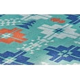 thumbnail image 2 of Better Homes and Gardens Teal Crosspath Woven 7'10" x10' Polypropylene Outdoor Rug, 2 of 2