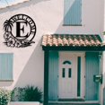 thumbnail image 2 of Metal Wrought Lettering Wall Decoration - for Patio, Front Door, Window, and Home Decor, 2 of 5