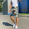 thumbnail image 6 of Sikiie Exotic Blue Cat Mens Pajama Shorts, Lightweight Lounge Pant with Pockets Soft Sleep Pj Shorts for Men, 6 of 6